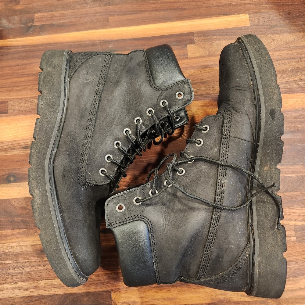Timberland Black Women's Lace Up Boots